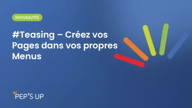 #Teasing – Créez vos Pages dans vos propres Menus