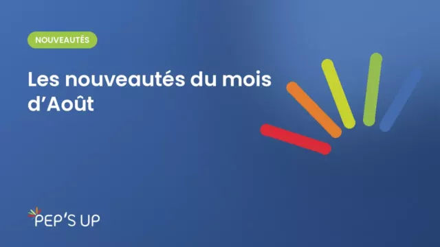 Les nouveautés du mois d’Août