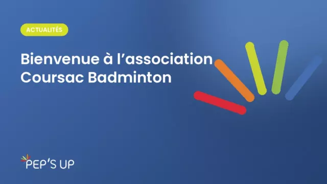Bienvenue à l’association Coursac Badminton