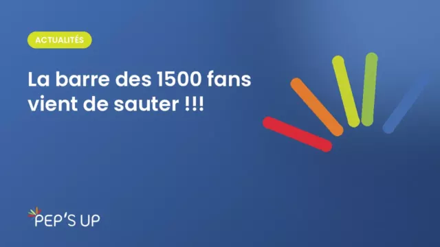 La barre des 1500 fans vient de sauter !!!
