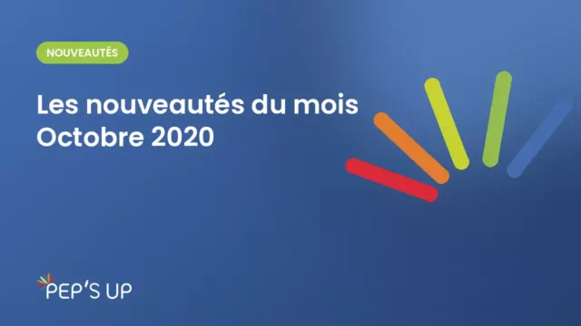 Les nouveautés du mois Octobre 2020