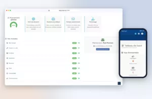 Tous les modules Pep's Up activés depuis le tableau de bord