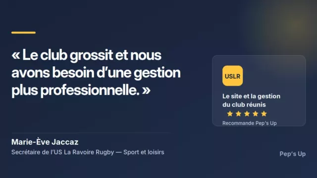Témoignage : US La Ravoire Rugby